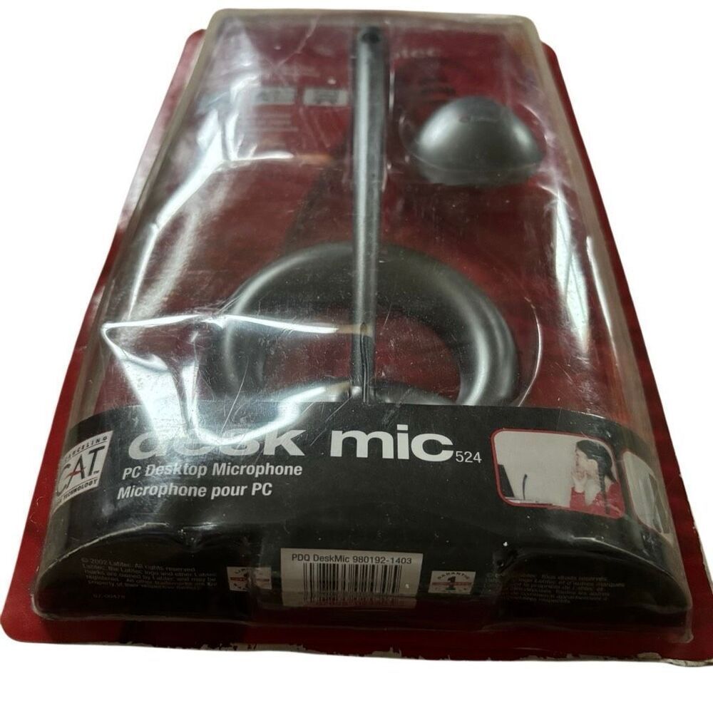 Labtec Desk Mic PC Desktop Microphone *New* - Picture 2 of 4